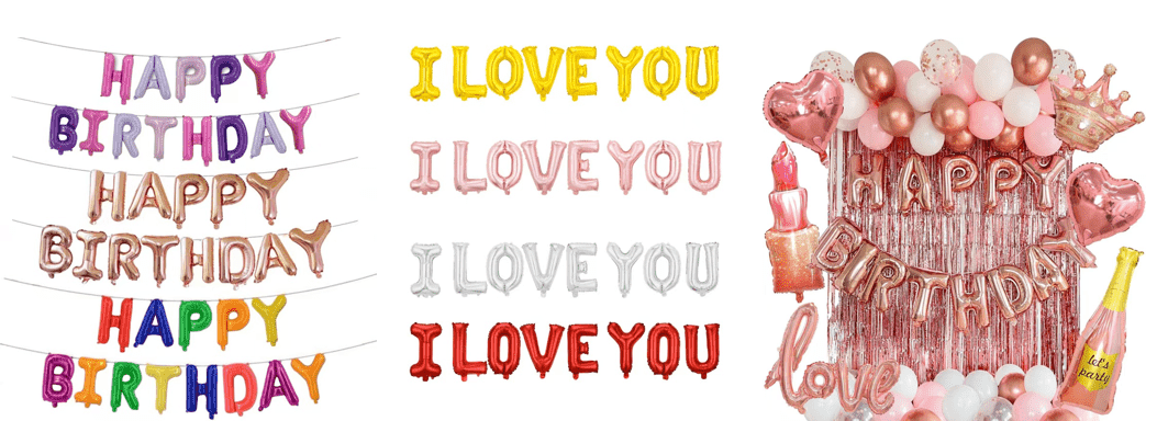 Какви букви съдържа 16-инчовият фолиен балон с букви? Поддържате безплатна комбинация?