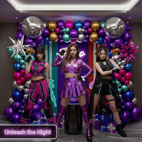 Комплект арка с диско балон