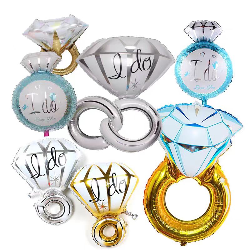 Балон от фолио за годежен пръстен