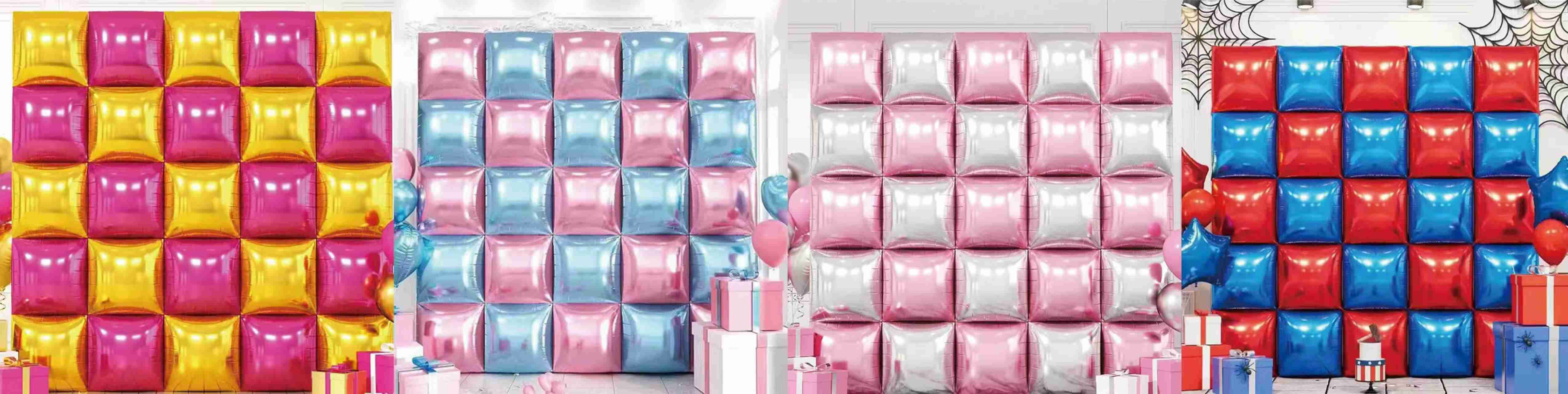 Square foil balloons Square foil balloons