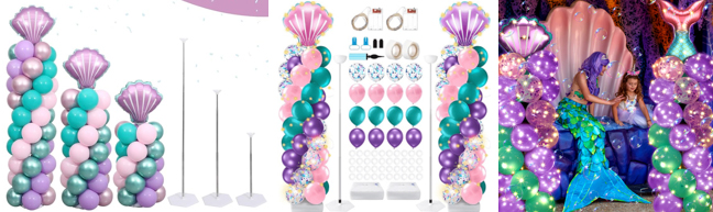Mermaid balloon stand kit