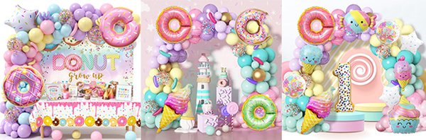 ice cream Balloon garlands