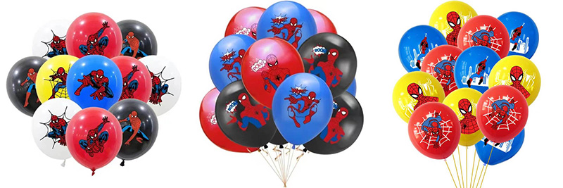 Spiderman Printed Balloons