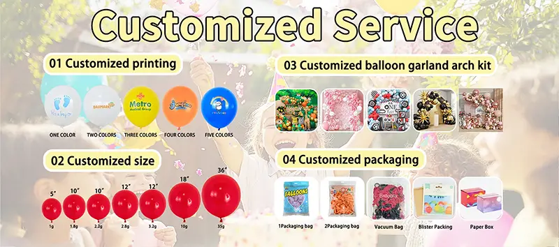 Customized balloon service
